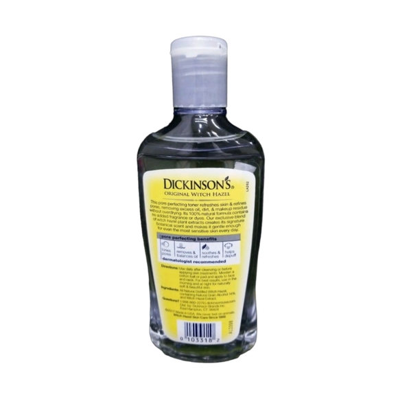 Dickinsons Original Witch Hazel Pore Perfecting Toner, 16 Oz. - Picture 2 of 6